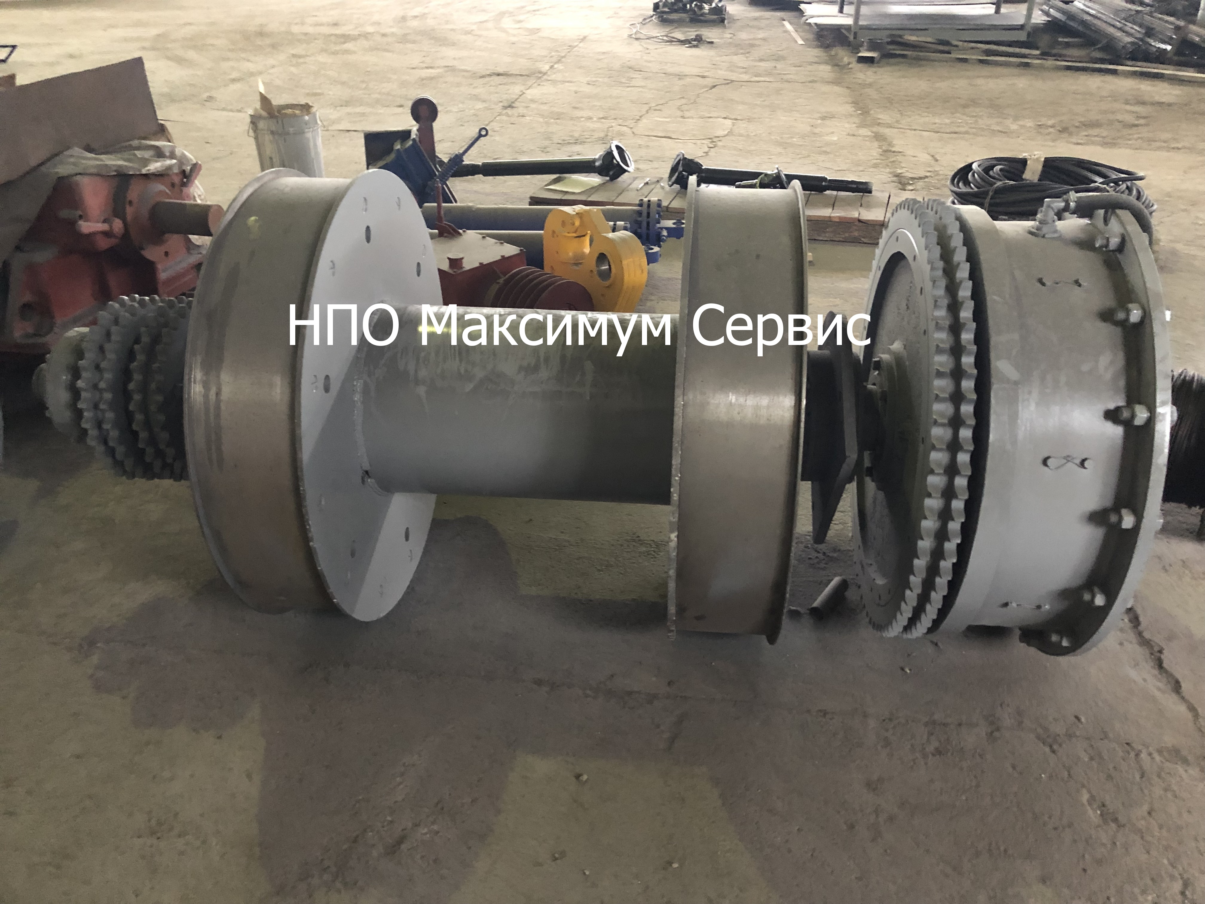 Вал бурового барабана А50М 02.04.001